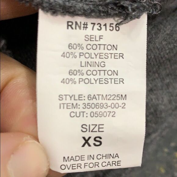 ATHLETA BELVEDERE DARK GRAY MOTO-QUILTED JACKET - Picture 5 of 6